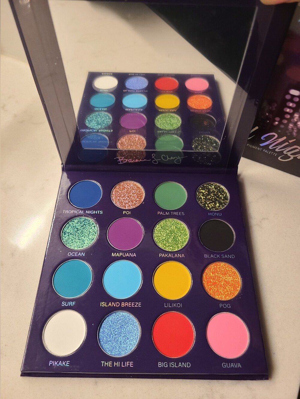 Bri C Beauty X It's Bel Cosmetics TROPICAL NIGHTS Eyeshadow Palette